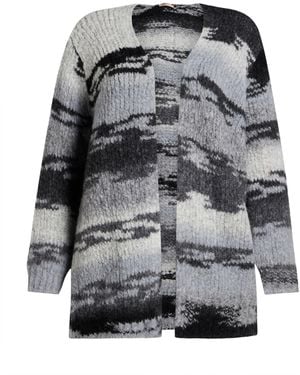 Carla G Cardigan Wool, Polyacrylic, Alpaca Wool, Polyamide - Grey
