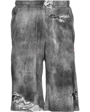 DIESEL Charcoal Shorts & Bermuda Shorts Cotton - Grey