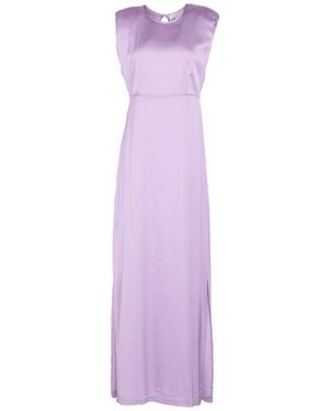 8pm Maxi Dress Viscose - Purple