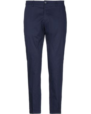 Patrizia Pepe Midnight Trousers Cotton, Elastane - Blue