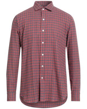 Salvatore Piccolo Shirt Cotton - Purple