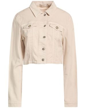 Rinascimento Cream Denim Outerwear Cotton, Elastane - Natural