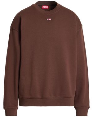 DIESEL Sweatshirt Cotton - Brown