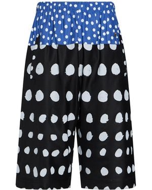 Vivienne Westwood Shorts & Bermuda Shorts Virgin Wool, Cotton - Blue