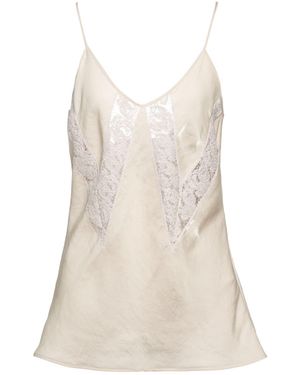 Gentry Portofino Top Viscose, Polyester - Natural