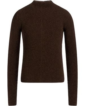 Rick Owens Col Roulé - Marron