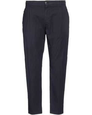 BE ABLE Midnight Trousers Cotton, Elastane - Blue