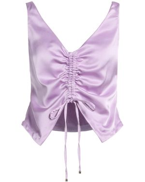 WEILI ZHENG Tops - Purple