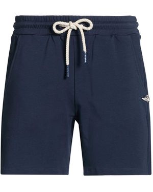 Aeronautica Militare Midnight Shorts & Bermuda Shorts Cotton, Polyamide, Elastane - Blue