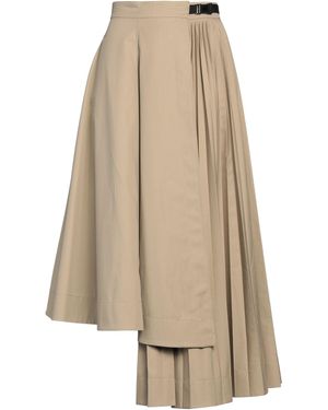 Dior Pleated Cotton Maxi Wrap Skirt - Natural