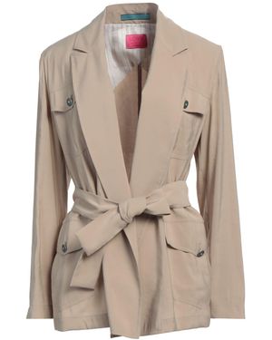 .., merci italia Love Edition Blazer Viscose, Polyester - Natural