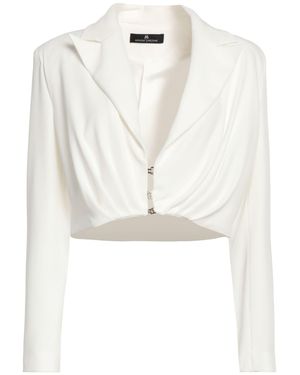 MONIQUE GARÇONNE Blazer Polyester, Elastane - White