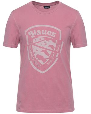 Blauer T-Shirt Cotton - Pink