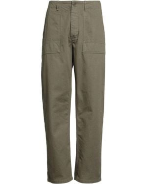 Nudie Jeans Military Trousers Cotton - Green