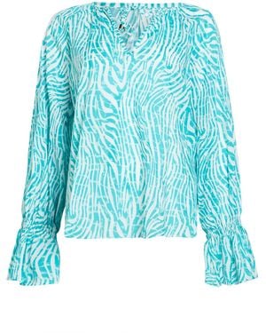 Rebel Queen Top Cotton - Blue