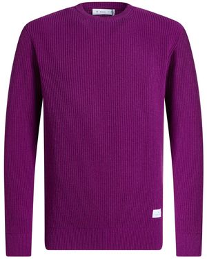 Manuel Ritz Jumper Wool, Polyamide - Purple