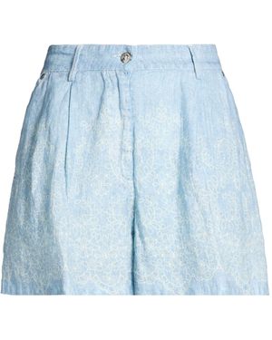 ERMANNO FIRENZE Shorts & Bermuda Shorts Linen - Blue