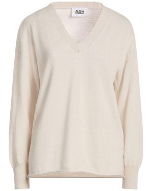 Alpha Studio Sweater - White