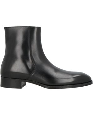 Tom Ford Ankle Boots Calfskin - Black