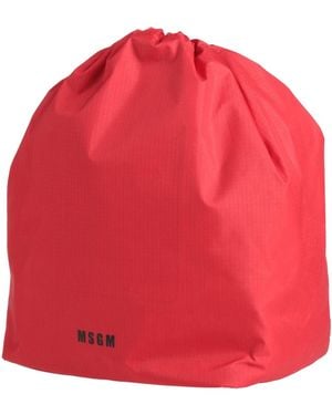 MSGM Sac À Dos - Rouge