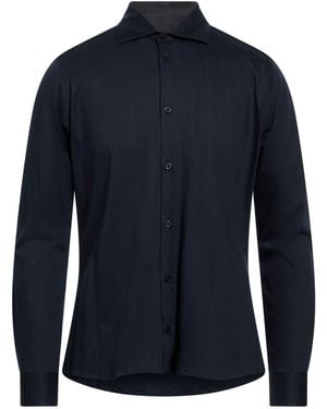 Barbati Midnight Shirt Cotton, Modal - Blue