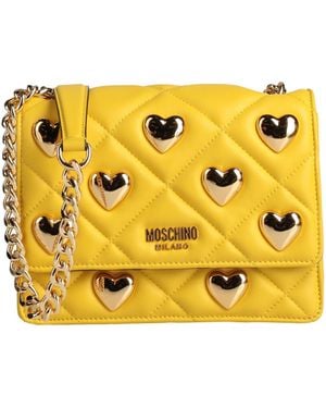 Moschino Cross-Body Bags - Yellow