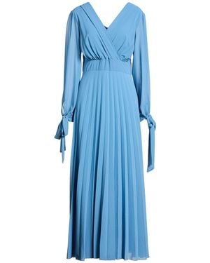 Rinascimento Slate Maxi Dress Polyester - Blue