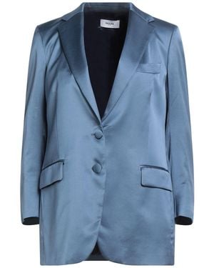 SAULINA Milano Slate Blazer Viscose, Elastane - Blue