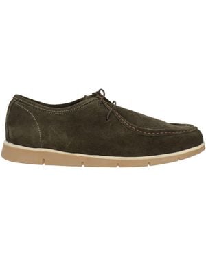 OVER/D Lace-Up Shoes Leather - Green
