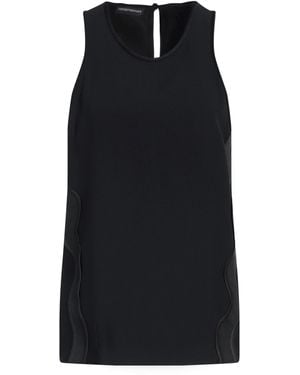 Emporio Armani Top Acetate, Viscose, Polyester - Black