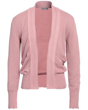 Daniele Alessandrini Antique Rose Cardigan Cotton - Pink