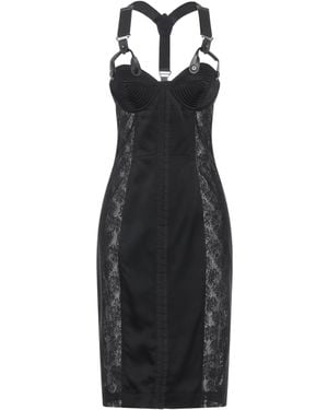 Moschino Midi Dress Polyamide, Elastane, Acetate, Viscose - Black