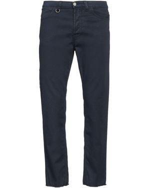 Paolo Pecora Trousers Cotton, Elastane - Blue