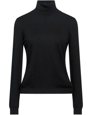 Gran Sasso Turtleneck Virgin Wool - Black