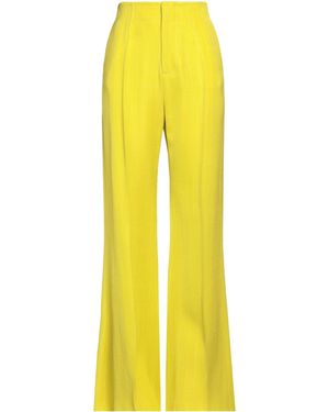 Calcaterra Trousers Viscose, Silk - Yellow