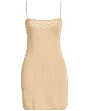Missoni Mini Dresses - Natural