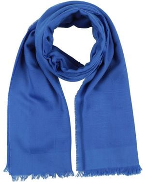 McQueen Scarf Wool - Blue