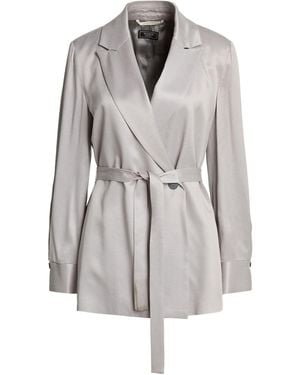 Peserico Light Blazer Viscose, Cupro - Gray