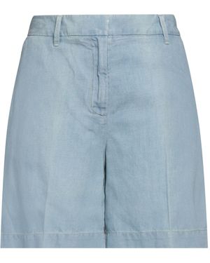 Jacob Cohen Denim Shorts Cotton, Linen, Polyester - Blue