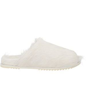 Rick Owens Sandals Leather - White