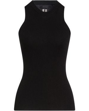 Rick Owens Top Virgin Wool - Black