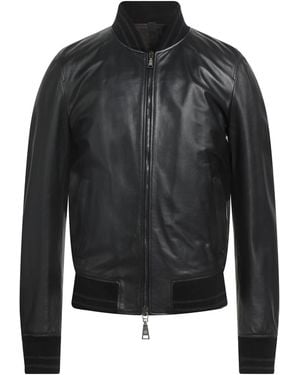 Tagliatore Jacket Lambskin - Black
