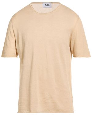 Alpha Studio Sweater Linen, Cotton - Natural
