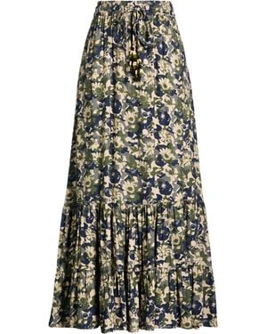 CONNOR & BLAKE Military Maxi Skirt Viscose - White