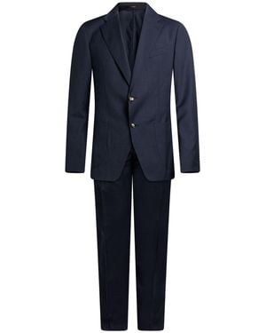 Windsor. Midnight Suit Virgin Wool - Blue