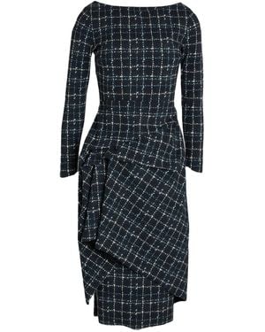 La Petite Robe Di Chiara Boni Charcoal Midi Dress Polyamide, Elastane - Black