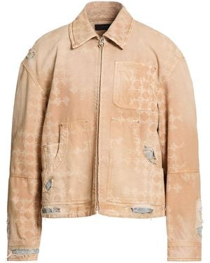 Amiri Sand Jacket Cotton - Natural