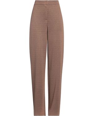 CROCHÈ Pantalone - Marrone