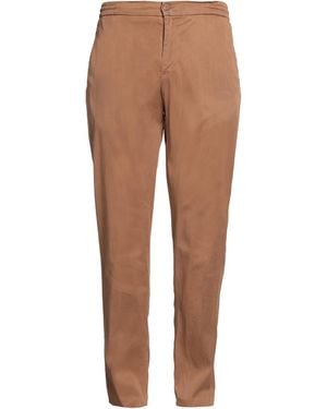 Kiton Pants Lycra, Cotton, Elastane - Brown