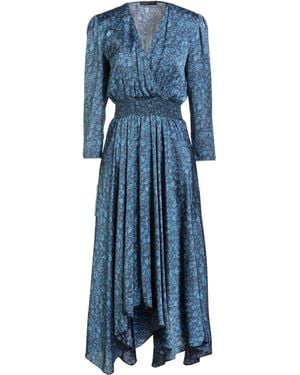 Maje Midi Dress Polyester - Blue
